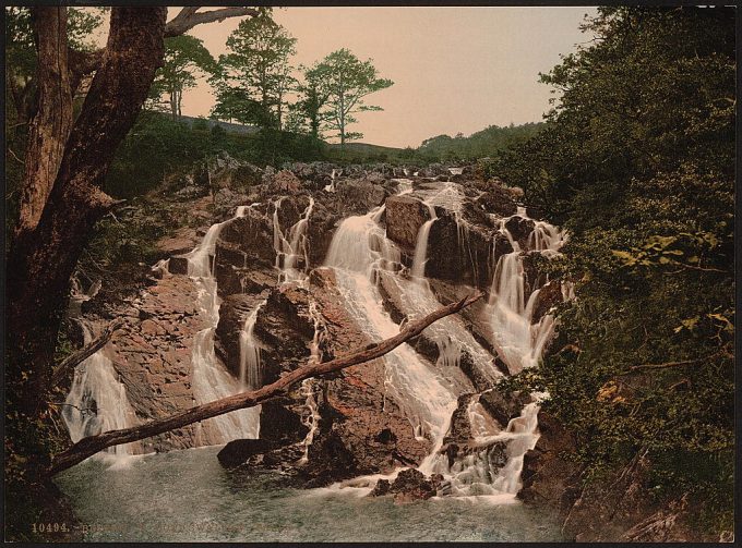 Swallow Falls, Fairy Glen, Bettws-y-Coed, Wales