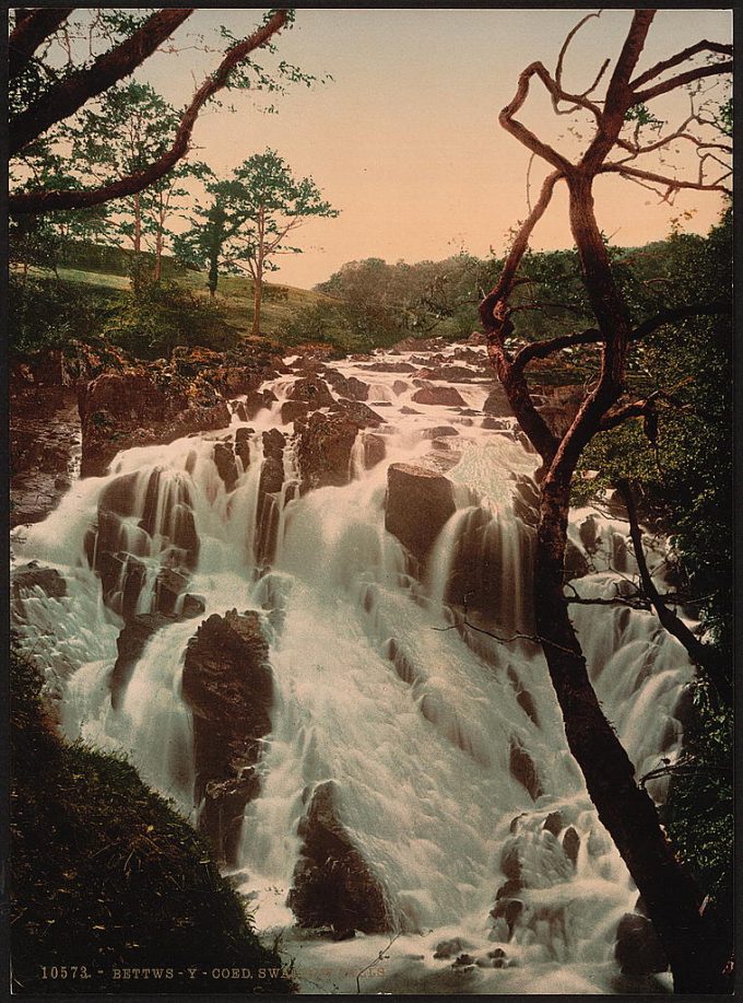 Swallow Falls I, Fairy Glen, Bettws-y-Coed, Wales