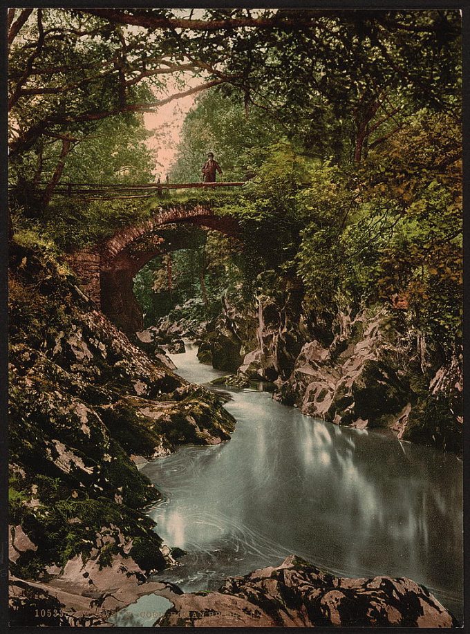 Roman bridge I, Bettws-y-Coed, Wales