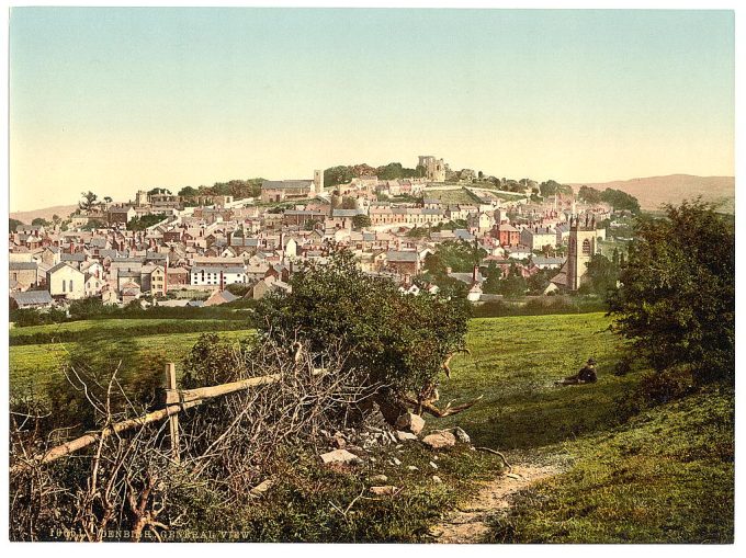 General view, Denbigh, Wales