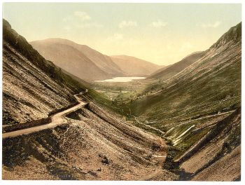 Tal-y-Llyn Pass, Dolgelly (i.e. Dolgelley), Wales