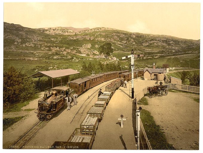 Railway, Tan-y-Bwlch, Festiniog (i.e. Ffestiniog), Wales