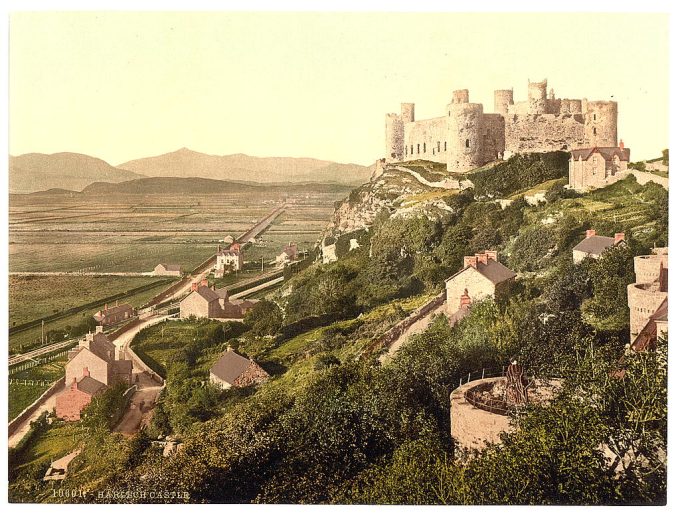 The castle, Harlech Castle, Wales