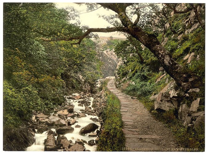 Cennant Mawr, the Glen, Llanberis, Wales