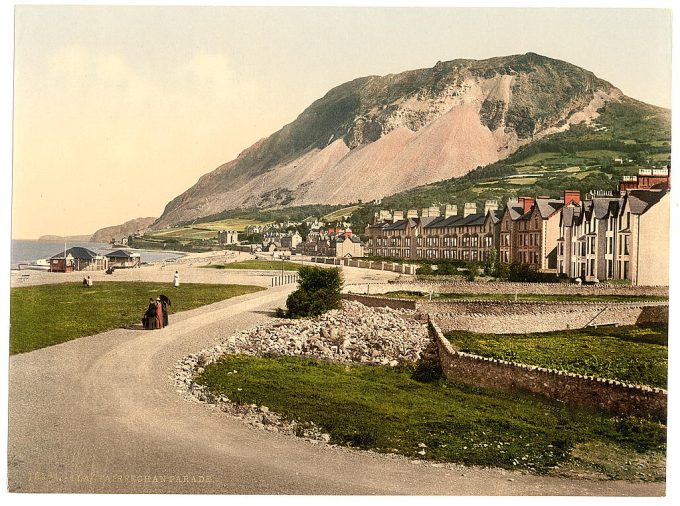 The parade, Llanfairfechan, Wales