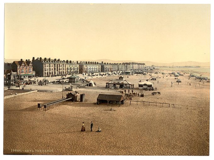 The sands, Rhyl, Wales