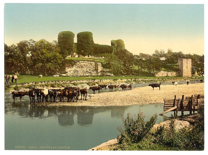 Rhuddlan Castle, Rhyl, Wales