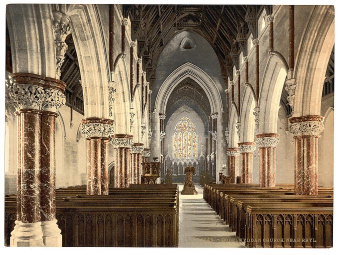 Boddelwyddan Church (interior), Rhyl, Wales