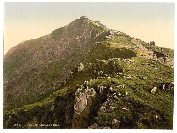 Railway, the last mile, Snowdon, Wales