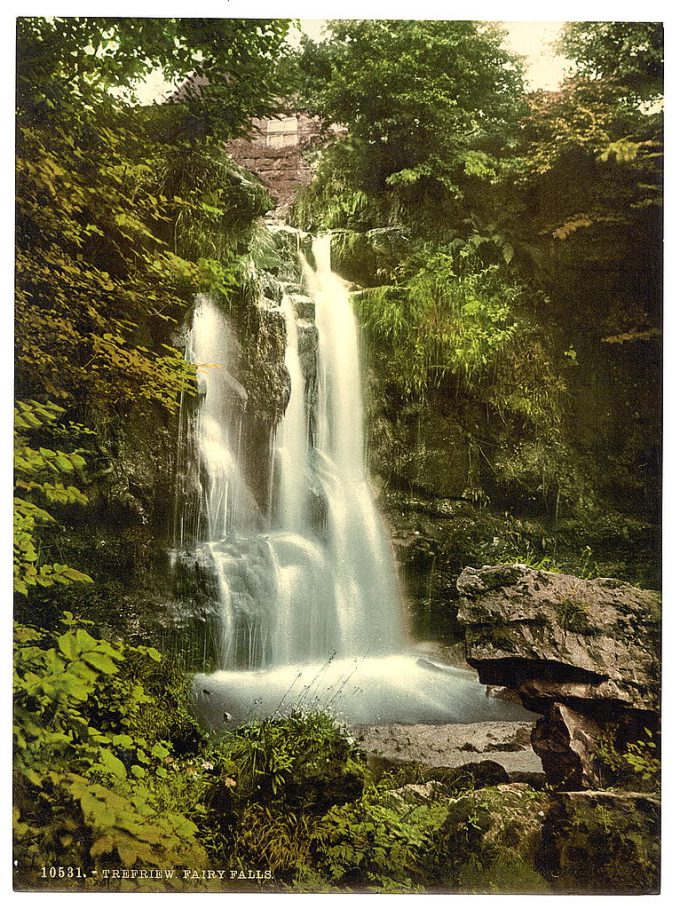 Fairy Falls, Trefriew (i.e. Trefriw), Wales