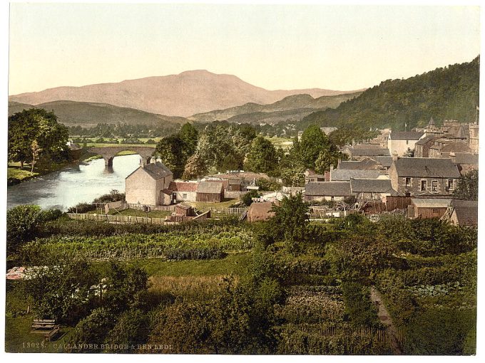 Bridge and Ben Ledi, Callander, Scotland