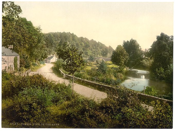 View on the Ern, (i.e., Earn), Comrie, Scotland