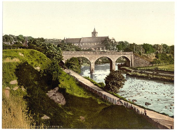 Dunblane Cathedral from N. (i.e., North), Scotland