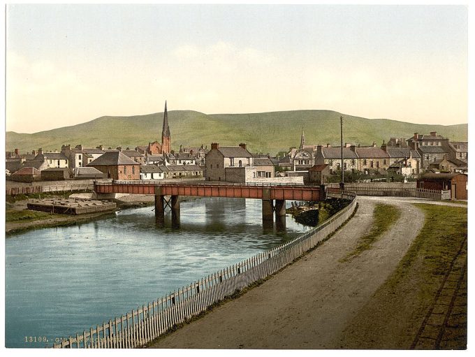 Girvan, from New Road, Scotland