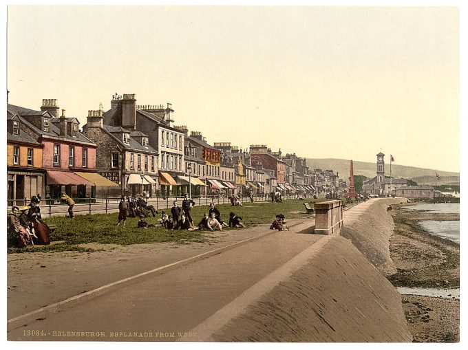 Esplanade from west, Helensburgh, Scotland