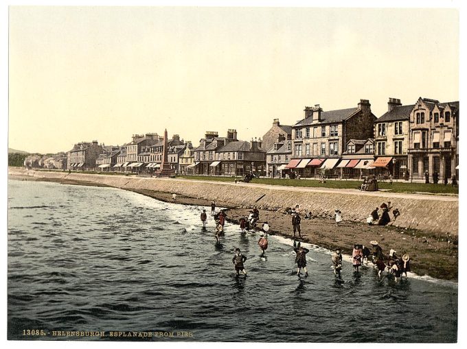 Esplanade from pier, Helensburgh, Scotland