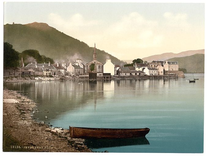 Inveraray from S. (i.e., South), Scotland