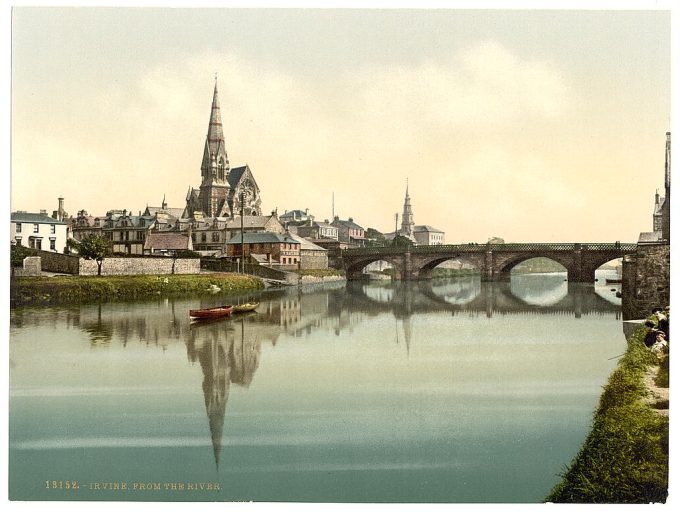 Irvine from the river, Scotland