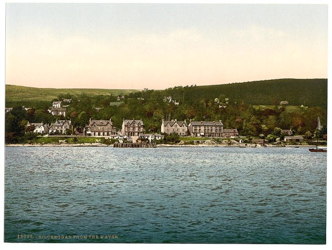 Kilereggan from the water, Scotland
