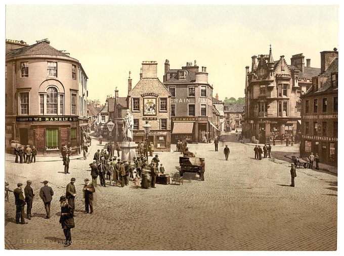 The cross, Kilmarnock, Scotland