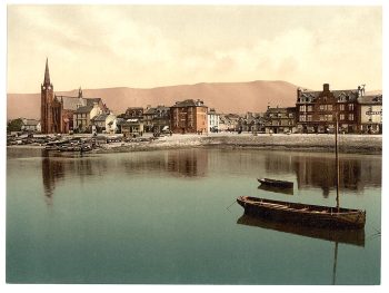 Largs from the pier, Scotland