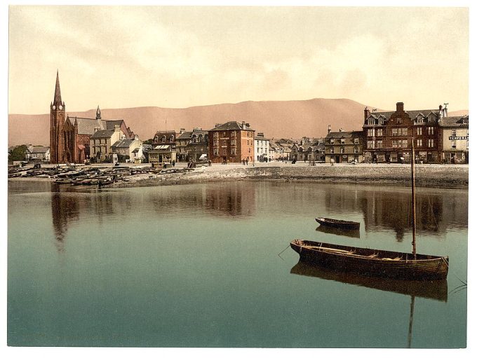 Largs from the pier, Scotland