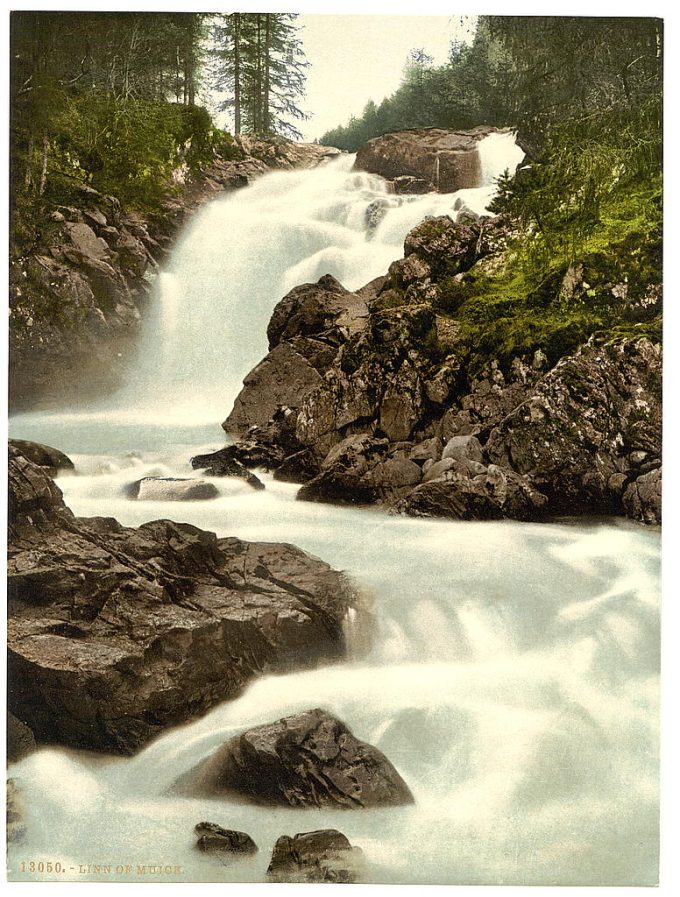 General view, Linn of Muick, Scotland