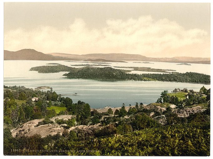 Islands from Luss Quarries, Loch Lomond, Scotland