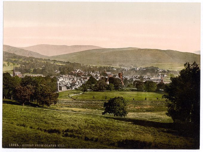 Moffat from Coates Hill, Scotland