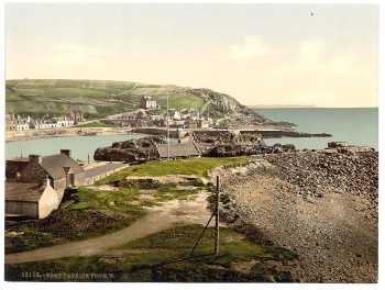 Port Patrick from the west, Scotland