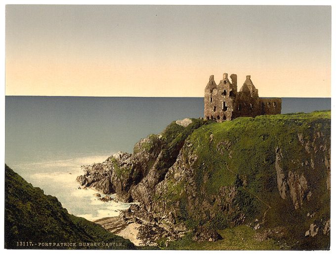 Dunsky Castle, Pitlochrie (i.e. Port Patrick), Scotland