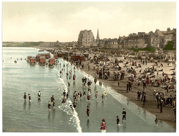 The beach, Portobello, Scotland