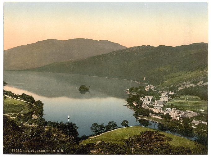 St. Fillans from S.E. (i.e., southeast), Scotland