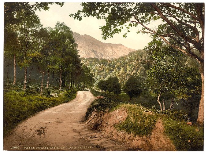 Loch Katrine "Where Twines the Path," Trossachs, Scotland