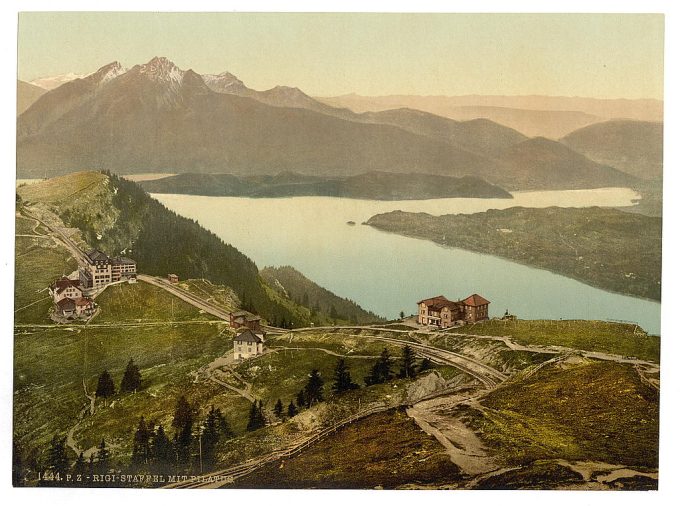 Staffel and Mount Pilatus, Rigi, Switzerland