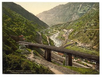 Giornico, St. Gotthard Railway, Switzerland