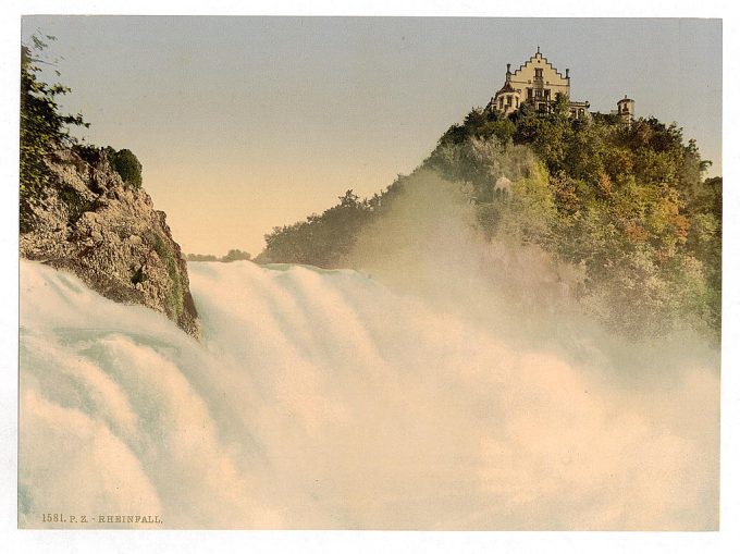 The Falls of the Rhine, from the Rock, Schaffhausen, Switzerland