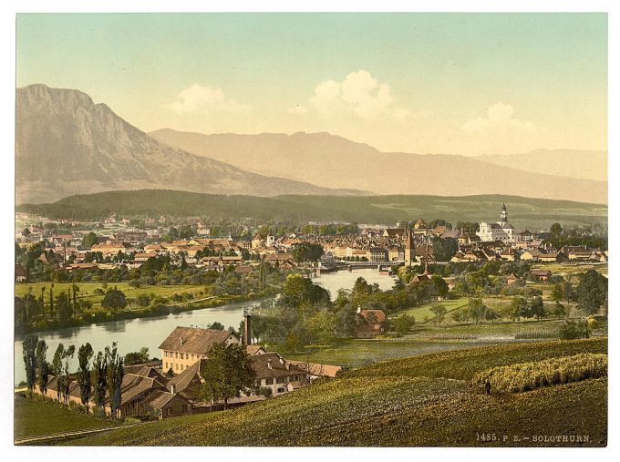 From Buchrain, general view, Solothurn, Switzerland