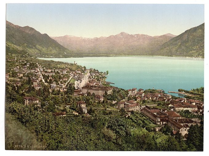 Locarno, general view, Tessin, Switzerland
