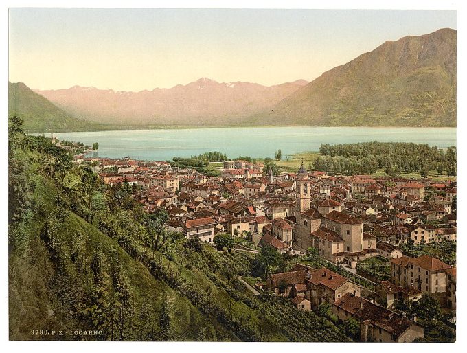 Locarno, general view, Tessin, Switzerland