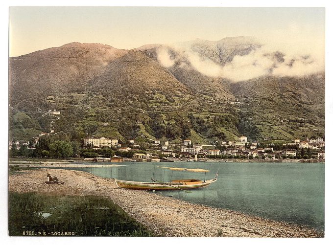 Locarno, view of the lake, Tessin, Switzerland