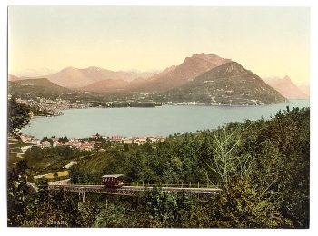 Porlezza, general view, Tessin, Switzerland