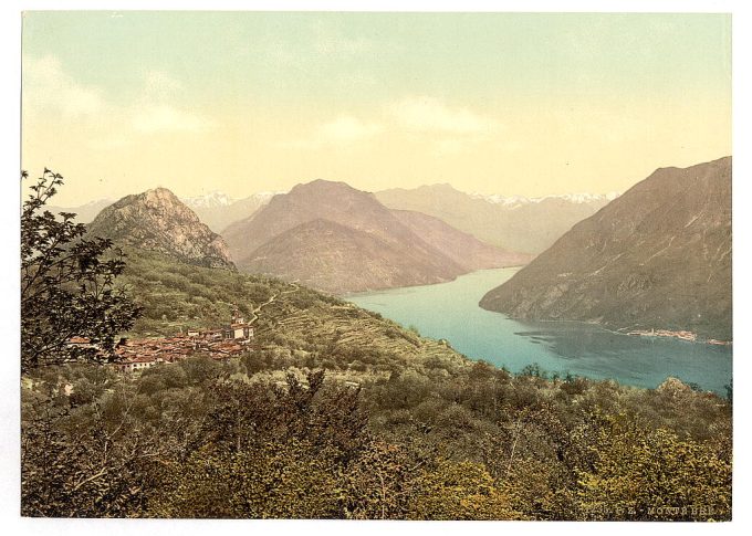 Lugano, Monte Brè, Tessin, Switzerland