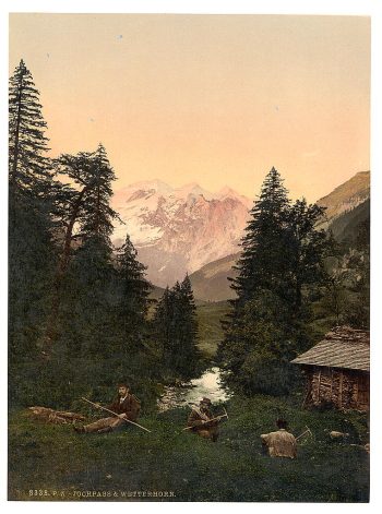 Jochpass and Wetterhorn, Unterwald, Switzerland