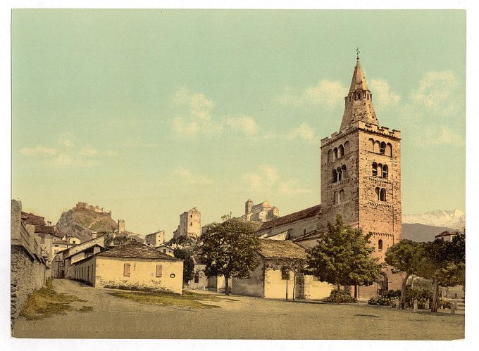 The cathedral of Sion, Valais, Switzerland