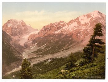 Arolla, the hotel, Valais, Alps of, Switzerland