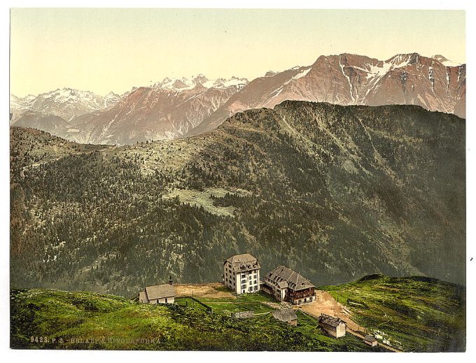 Belalp and Riederfurka, Valais, Alps of, Switzerland