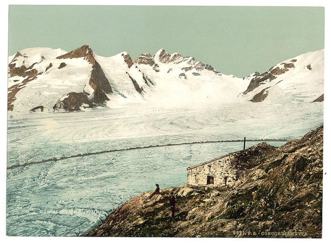 Concordia Hut, Valais, Alps of, Switzerland