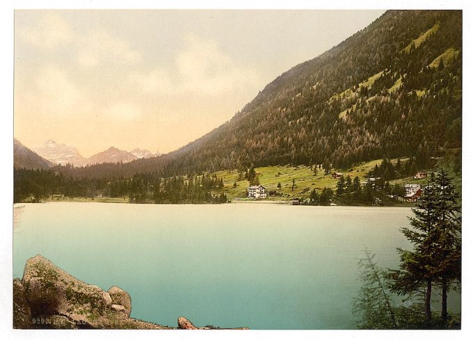 Lake Champex, I., Valais, Alps of, Switzerland