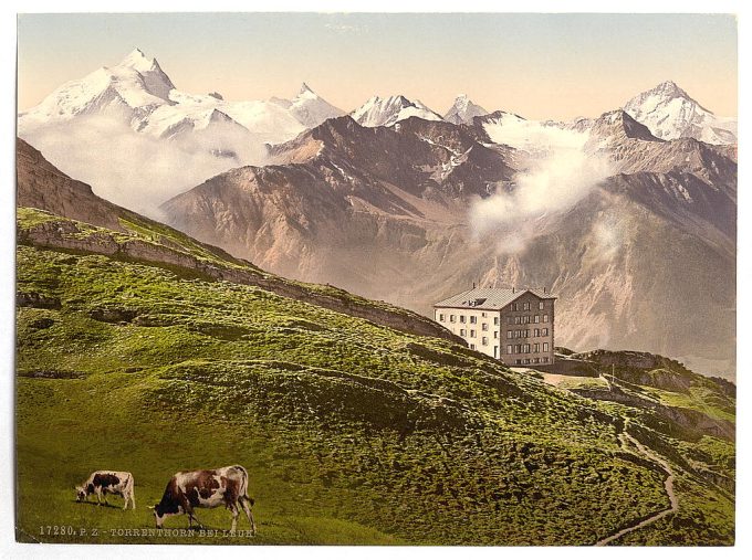 Leukerbad, Torrenthorn, Valais, Alps of, Switzerland